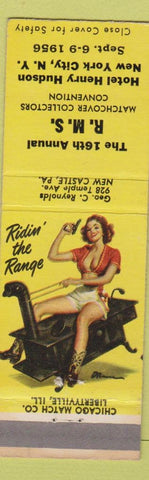 Matchbook Cover - RMS Convention Henry Hudson Hotel New York City 1955 pinup