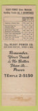 Matchbook Cover - Ready Power Units Cranes Walkies Forklifts Detroit MI