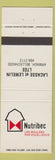 Matchbook Cover - Nutribec Armagh Bellechasse farming agriculture
