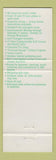Matchbook Cover - Cross Creek Resort Titusville PA WEAR