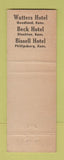 Matchbook Cover - Ambassador Hotel Denver Colorado WEAR
