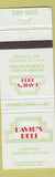 Matchbook Cover - David's Deli Romanian Pastrami Toronto ON WEAR