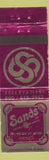 Matchbook Cover - Sands Hotel CASion Reno NV WEAR