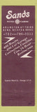 Matchbook Cover - Sands Hotel CASion Reno NV WEAR