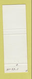 Matchbook Cover - Gino's Custom Tailors Winnipeg MB pinup