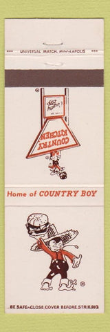 Matchbook Cover - Country Kitchen Restaurants Hamburgers Moorhead MN