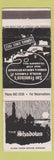 Matchbook Cover - The Shadows San Francisco CA German Food WEAR