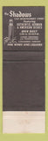 Matchbook Cover - The Shadows San Francisco CA German Food WEAR