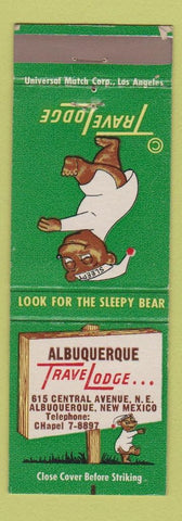 Matchbook Cover - Travel Lodge Albuquerque NM