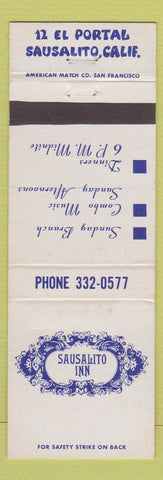 Matchbook Cover - Sausalito Inn CA