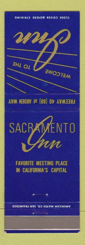 Matchbook Cover - Sacramento Inn CA blue