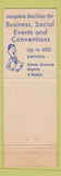 Matchbook Cover - Sacramento Inn CA blue
