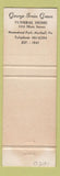 Matchbook Cover - Green's Funeral Home Homestead Park Munhall PA