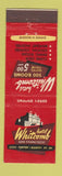 Matchbook Cover - Hotel Whitcomb San Francisco CA