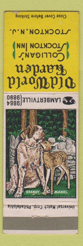 Matchbook Cover - Old World Garden Colligan's Stockton Inn NJ