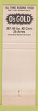 Matchbook Cover - O's Gold Seed Company Parkersburg IA