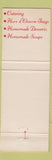 Matchbook Cover - Irwin's Coffee Shops Arcadia CA