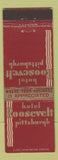 Matchbook Cover - Hotel Roosevelt Pittsburgh PA