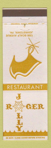Matchbook Cover - Jolly Rodger Restaurant Johnstown PA