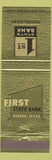 Matchbook Cover - 1st State Bank Kerens TX