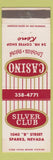 Matchbook Cover - Silver Club Sparks NV Casino