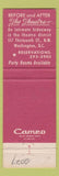 Matchbook Cover - The Ascot Washington DC