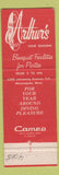 Matchbook Cover - Arthur's Four Seasons Minneapolis MN WEAR