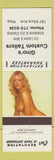Matchbook Cover - Gino's Custom Tailors Winnipeg MB pinup