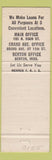 Matchbook Cover - Delta National Bank Yazoo City Benton MS