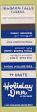 Matchbook Cover - Holiday Inn by the Falls Niagara Falls ON