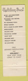 Matchbook Cover - Holiday Inn Coral Gables FL
