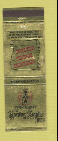 Matchbook Cover - Country Squire Inn Horsham PA