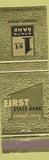 Matchbook Cover - 1st State Bank Kerens TX