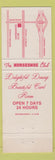 Matchbook Cover - Horseshoe Club Gardena CA Cards Gambling