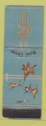 Matchbook Cover - Hotel Chase ST Louis MO POOR STRIKER