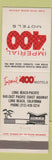 Matchbook Cover - Imperial 400 Motels Long Beach CA