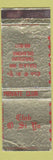 Matchbook Cover - Club O Si Yo Tahlequah OK WORN