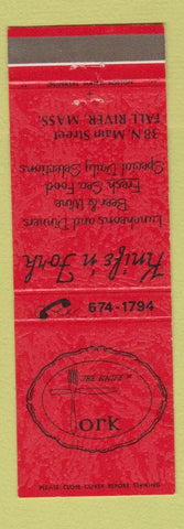 Matchbook Cover - Knife n Fork Restaurant Fall River MA