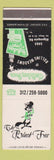 Matchbook Cover - Black Fox Holiday Inn Rolling Meadows IL