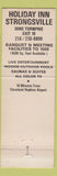 Matchbook Cover - Holiday Inn Strongsville Cleveland OH