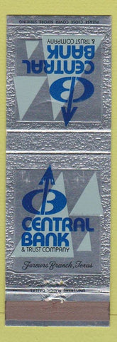 Matchbook Cover - Central Bank and Trust Farmers Branch TX