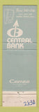 Matchbook Cover - Central Bank and Trust Farmers Branch TX