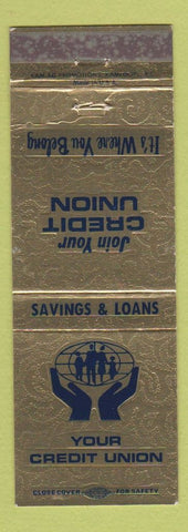 Matchbook Cover - Credit Union Savings and Loan WEAR