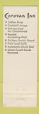 Matchbook Cover - Caravan Inn Riverside CA