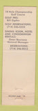 Matchbook Cover - Desert Air Golf Club Hotel Rancho Mirage CA