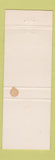 Matchbook Cover - Queens Restaurant Sonoma CA