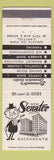 Matchbook Cover - New Senator Hotel Sacramento CA