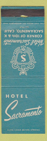 Matchbook Cover - Hotel Sacramento CA