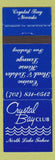Matchbook Cover - Crystal Bay Club Casino North Lake Tahoe NV