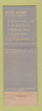 Matchbook Cover - Hotel Adams Phoenix AZ WEAR